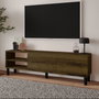 Hanah Home Soporte para TV River - Nogal Antiguo